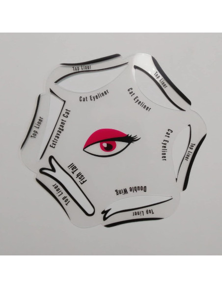 Plantillas de Maquillaje de Ojos 6 en 1 FaYaCa - Reutilizables Plantillas de Maquillaje de Ojos 6 en 1 FaYaCa - Reutilizables