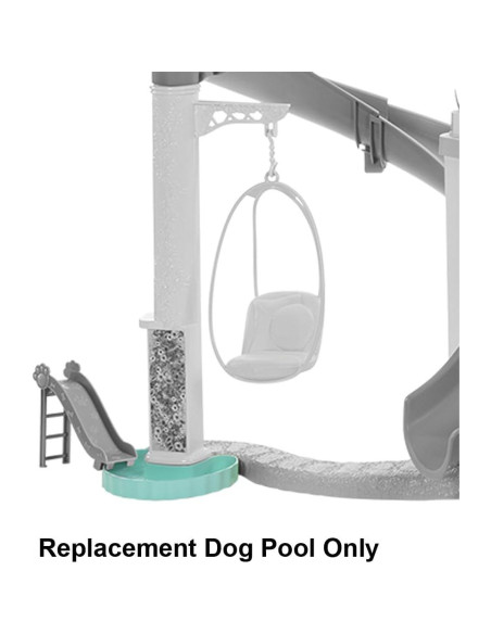 Piscina Azul de Perro de Repuesto para Barbie Dreamhouse HMX10 Piscina Azul de Perro de Repuesto para Barbie Dreamhouse HMX10