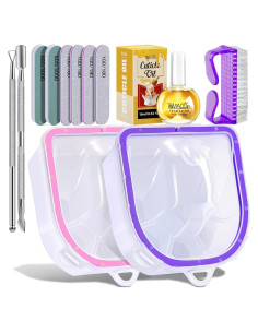 Kit de Remoción de Esmalte de Uñas TsMADDTs 12PCS con Cuencos