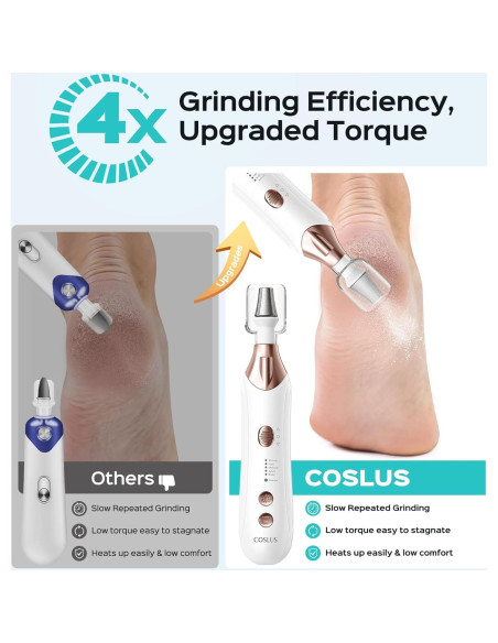 COSLUS Kit Manicura y Pedicura Eléctrico 5 en 1 Inalámbrico COSLUS Kit Manicura y Pedicura Eléctrico 5 en 1 Inalámbrico