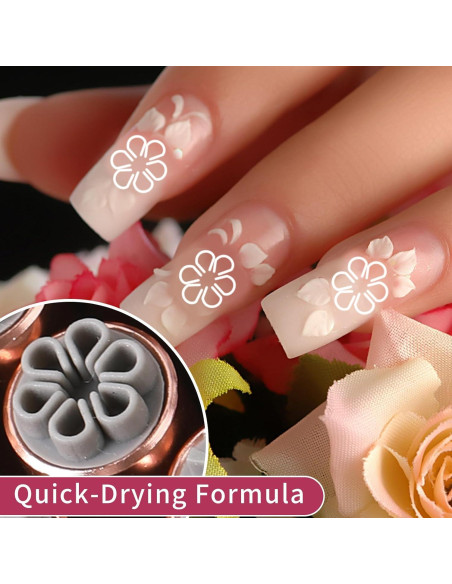 15 Bolígrafos de Estampado Floral METOOLS para Uñas DIY 15 Bolígrafos de Estampado Floral METOOLS para Uñas DIY