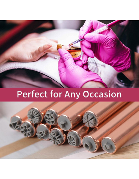 15 Bolígrafos de Estampado Floral METOOLS para Uñas DIY 15 Bolígrafos de Estampado Floral METOOLS para Uñas DIY