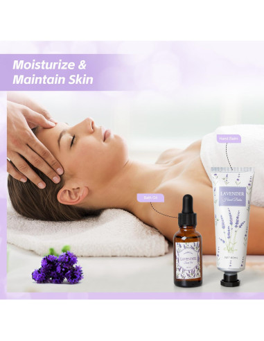 Set de Regalo de Spa de Lavanda Frerdui - 11 Piezas