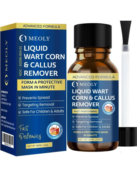 Removedor de Verrugas MEOLY 30 ML - Acción Rápida Ácido Salicílico Removedor de Verrugas MEOLY 30 ML - Acción Rápida Ácido Salicílico