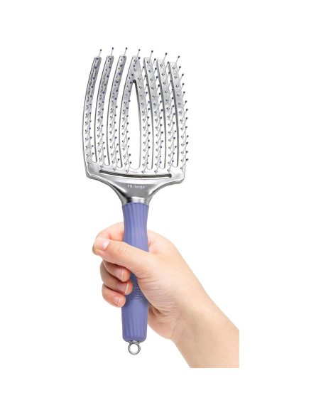 Cepillo de Dedos Olivia Garden Curvado Ventilado 26.67cm Cepillo de Dedos Olivia Garden Curvado Ventilado 26.67cm