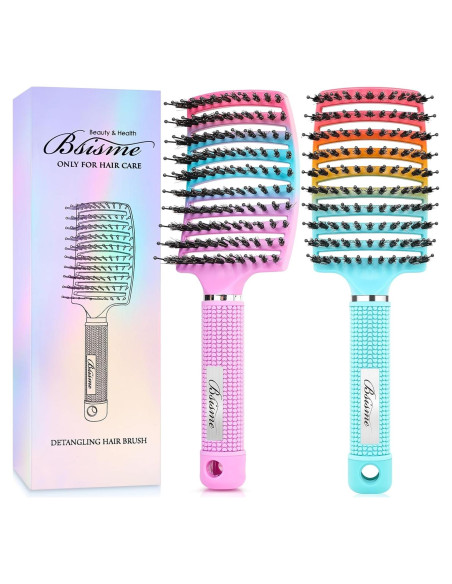 Cepillo Ventilado Curvado Bsisme para Secado Rápido Cabello Cepillo Ventilado Curvado Bsisme para Secado Rápido Cabello