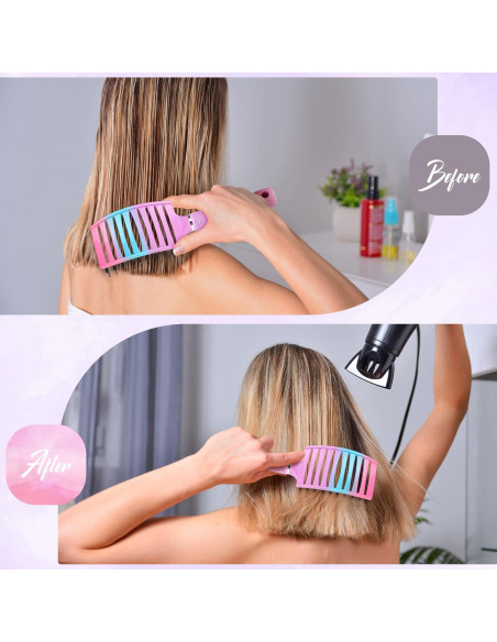 Cepillo Ventilado Curvado Bsisme para Secado Rápido Cabello Cepillo Ventilado Curvado Bsisme para Secado Rápido Cabello