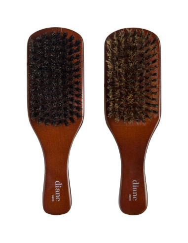 Cepillo Doble Cara Diane Premium Cerda de Jabalí para Cabello Grueso