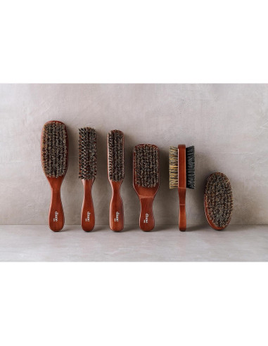 Cepillo Doble Cara Diane Premium Cerda de Jabalí para Cabello Grueso