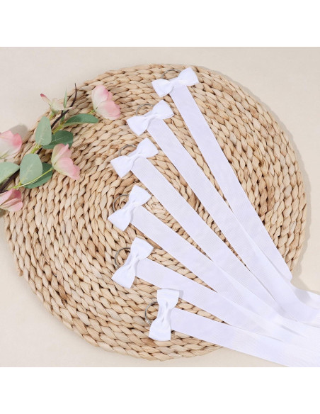 Soporte para Lazos POVETIRE 6 Piezas Organizador Blanco Soporte para Lazos POVETIRE 6 Piezas Organizador Blanco