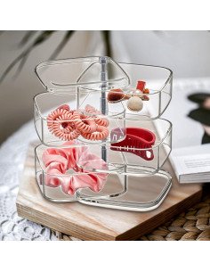 Organizador de Accesorios de Belleza Acrílico Increíble Abby 4 Niveles 2