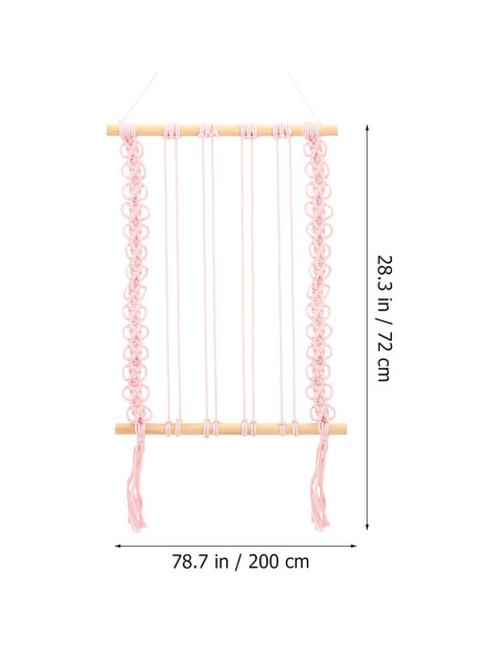 Organizador de Clips de Cabello VICASKY Macramé 30x1.5cm Organizador de Clips de Cabello VICASKY Macramé 30x1.5cm