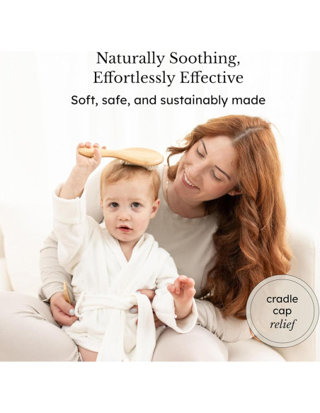 Cepillo para Costra del Cráneo Kyte Baby Cerdas Naturales Cepillo para Costra del Cráneo Kyte Baby Cerdas Naturales