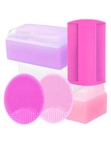 Set de Cepillo y Peine para Costra Láctea MaxDigital - 6 Unidades