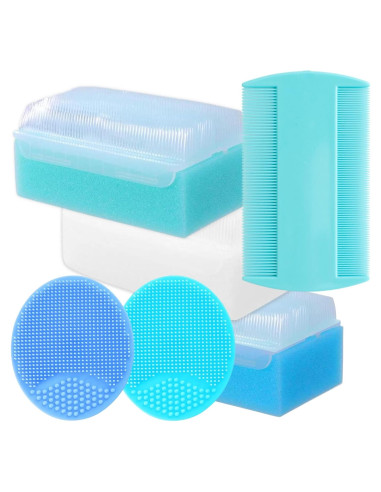 Set de Cepillos y Peines para Costra Láctea Bebés - 6 Piezas