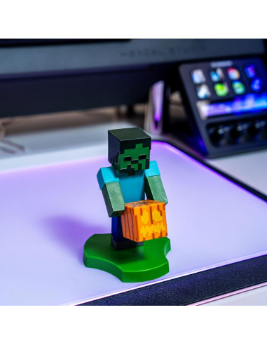 Soporte para Auriculares y Teléfono Minecraft Zombie 4" Exquisite Gaming