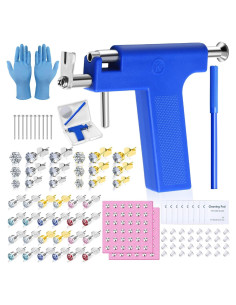Kit de Perforación de Orejas Evatage con 72 Pendientes