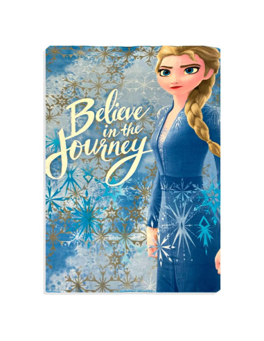 Manta de forro polar Disney Frozen 2 Anna y Elsa 100x150 cm