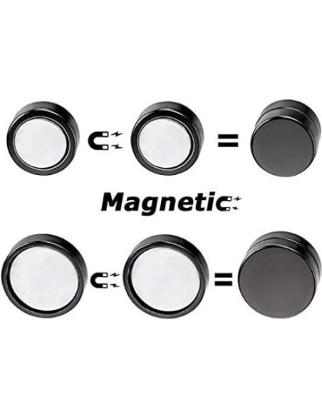 Pendientes Magnéticos Aroncent para Hombres de Acero Inoxidable Pendientes Magnéticos Aroncent para Hombres de Acero Inoxidable