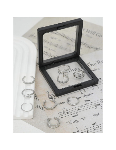 9 Anillos de Dedo del Pie Ajustables Oro 14K para Mujeres 9 Anillos de Dedo del Pie Ajustables Oro 14K para Mujeres