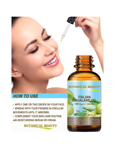 Aceite de Squalane 100% Puro Belleza Botánica 30ml Hidratante