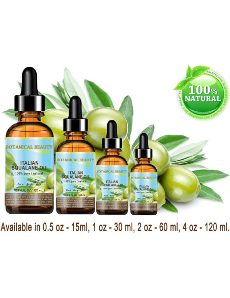Aceite de Squalane 100% Puro Belleza Botánica 30ml Hidratante Aceite de Squalane 100% Puro Belleza Botánica 30ml Hidratante