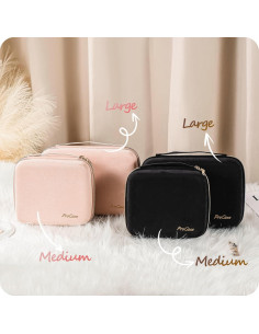 Estuche de Joyería de Viaje ProCase Grande Negro con Cremallera 2