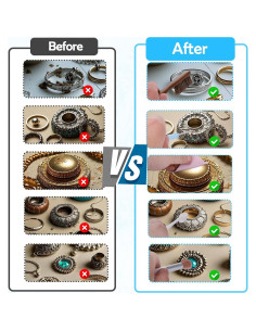 Juego de Cepillos y Paño de Limpieza Palksky para Joyas 5PCS 2