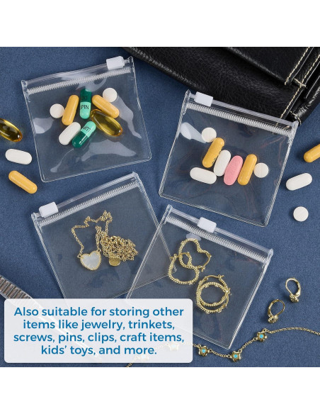 Bolsas de Pouch para Pastillas MEDca - 12 Pcs Reutilizables Bolsas de Pouch para Pastillas MEDca - 12 Pcs Reutilizables