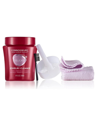 Kit de Limpieza de Joyería Connoisseurs - Solución 226g y Paños