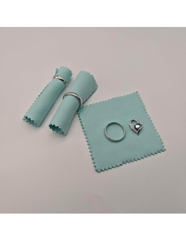 Paños de Limpieza de Joyería USHIGOO 50 Piezas 8x8 cm