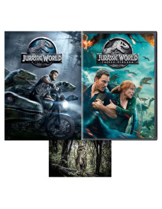 Jurassic World Set de DVD 1 y 2 Chris Pratt - Doble Característica