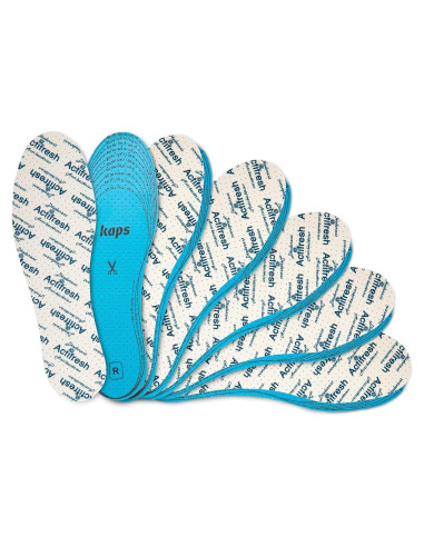 6 Pares de Plantillas Kaps Actifresh, Ajustables y Cómodas