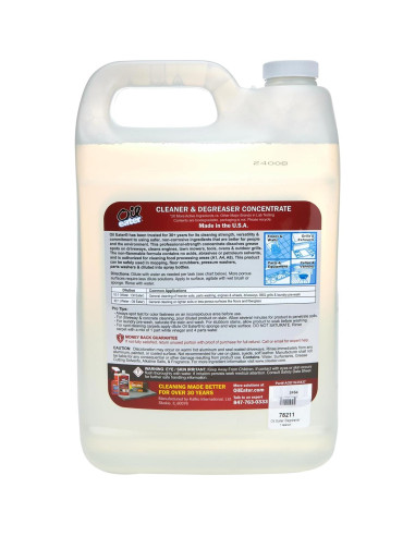 Limpiador Desengrasante Oil Eater 1 Galón - Biodegradable y Concentrado