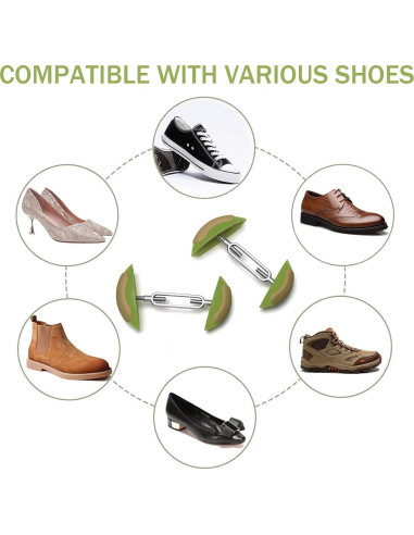 Mini Estiradores de Zapatos Antideslizantes para Mujeres