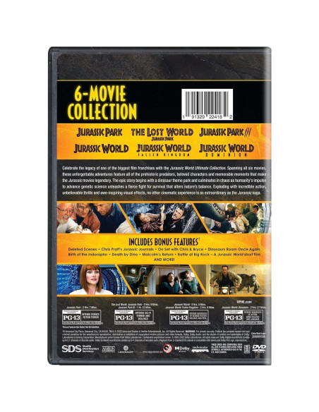 Colección Definitiva Jurassic World - 6 Discos DVD Colección Definitiva Jurassic World - 6 Discos DVD