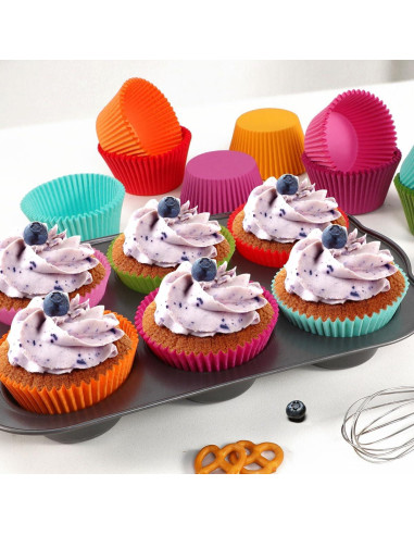 Forros para Cupcakes Estándar Caperci 350 Unidades Coloridos
