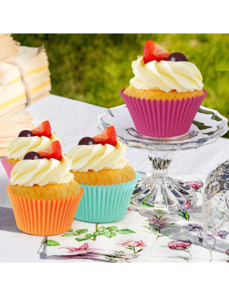 Forros para Cupcakes Estándar Caperci 350 Unidades Coloridos Forros para Cupcakes Estándar Caperci 350 Unidades Coloridos