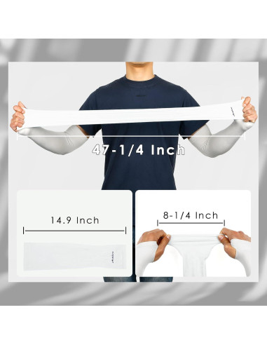 Mangas de Compresión Achiou UV 50 para Brazo Unisex - 5 Colores