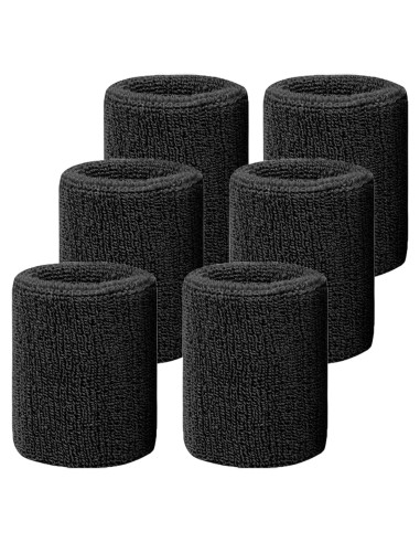 Paquete de 6 bandas de sudor IMAGERIO 10.2 cm unisex