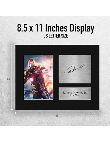 Foto firmada Robert Downey Jr. como Iron Man - HWC Trading