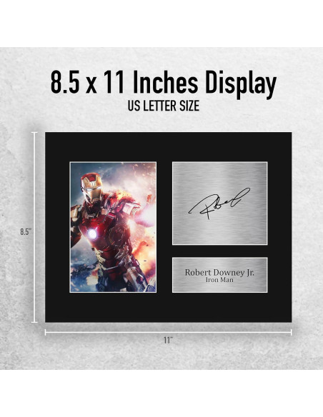 Foto firmada Robert Downey Jr. como Iron Man - HWC Trading Foto firmada Robert Downey Jr. como Iron Man - HWC Trading