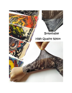 Mangas de Tatuaje Falsas para Niños 8 Pcs - Protección UV 2