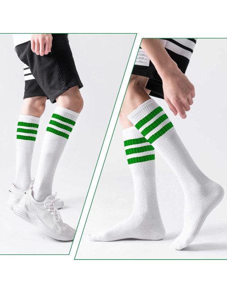 Conjunto de 10 Piezas Muñequera y Calcetines Rayas BHUCUTU Conjunto de 10 Piezas Muñequera y Calcetines Rayas BHUCUTU