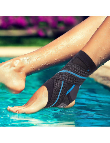 Faja de Tobillo Nvorliy AquaFlex Pro - Compresión Acuática Unisex