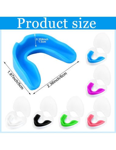 Paquete de 6 Protectores Bucales ProSuites para Deportes