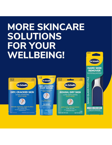 Tratamiento Nocturno para Pies Secos Dr. Scholl's 85g con Calcetines