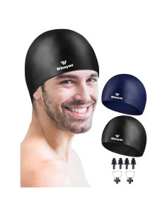 Gorras de Natación de Silicona Winsyne - 2 Unidades Unisex