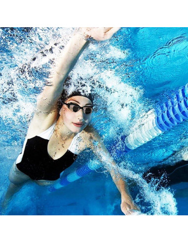Gafas de natación Hurdilen con estuche, tapones y gorro