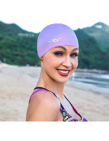 Gorro de Natación Angel Season Silicona para Cabello Largo Gorro de Natación Angel Season Silicona para Cabello Largo